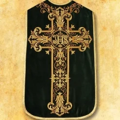 Clearance Articles Religieux JP Chasuble romaine pour messe trident