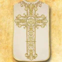 Clearance Articles Religieux JP Chasuble romaine pour messe trident