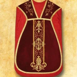 Clearance Articles Religieux JP Chasuble romaine pour messe trident