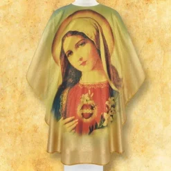 Hot Articles Religieux JP Chasuble Très Saint Cœur de Marie