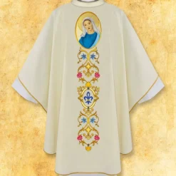 Store Articles Religieux JP Chasuble Vierge Marie