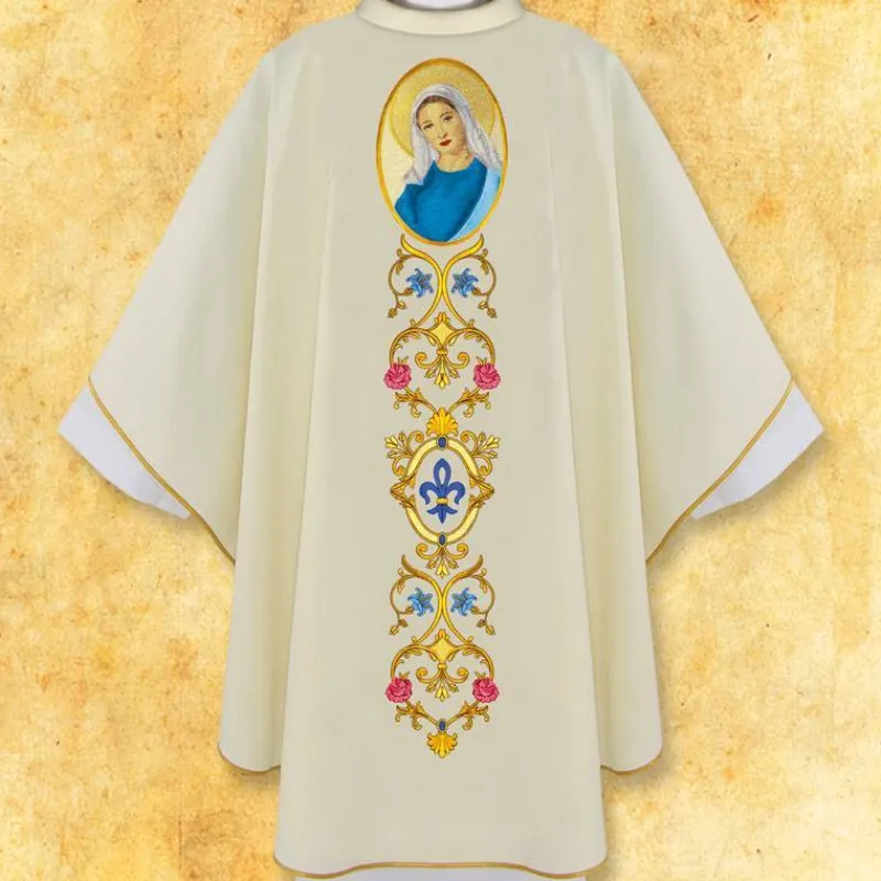 Store Articles Religieux JP Chasuble Vierge Marie
