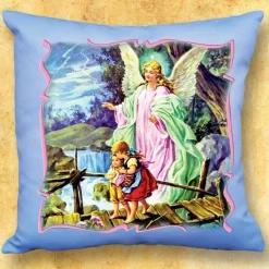 Fashion Articles Religieux JP Coussin avec motif - Ange Gardien -