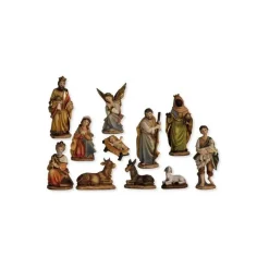New Articles Religieux JP crèche noël complet avec petit santons