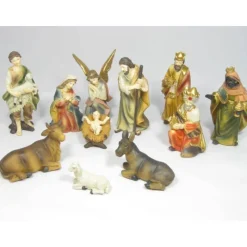 Sale Articles Religieux JP crèche noël complet avec petit santons