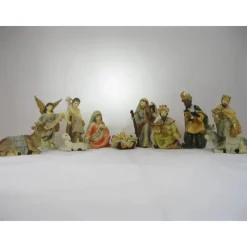 New Articles Religieux JP crèche noël complet avec petit santons