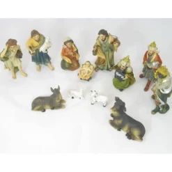 Cheap Articles Religieux JP crèche noël complet avec petit santons