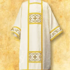 New Articles Religieux JP dalmatique blanc
