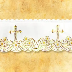Cheap Articles Religieux JP dentelle brodée