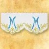 Cheap Articles Religieux JP dentelle brodée mariale