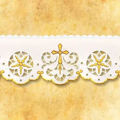 Cheap Articles Religieux JP dentelle brodée mariale bellaiza