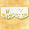 Fashion Articles Religieux JP dentelle brodée motif mariale pour église