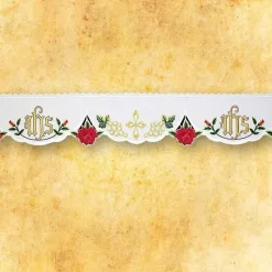 Flash Sale Articles Religieux JP Dentelle-brodée-Roses