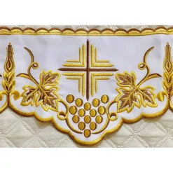 Clearance Articles Religieux JP Dentelle-brodéé-Or-marron