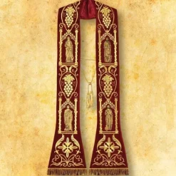 Discount Articles Religieux JP Etole brodée avec motif 4 Evangélistes
