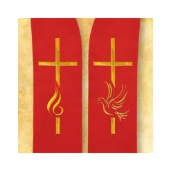 Discount Articles Religieux JP Etole liturgique rouge pour prêtre