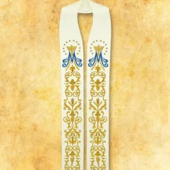Hot Articles Religieux JP Etole motif Mariale