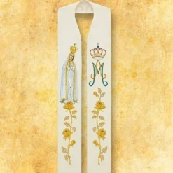 Cheap Articles Religieux JP Etole pour prêtre motif Fatima