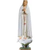 New Articles Religieux JP fatima statue sainte marie avec pigeons