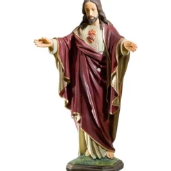 Cheap Articles Religieux JP jésus Christ statue rouge