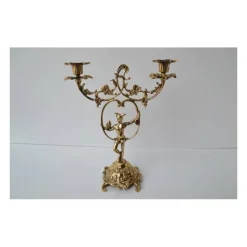 Sale Articles Religieux JP Le chandelier 2 flammes -