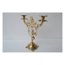Sale Articles Religieux JP Le chandelier 2 flammes -