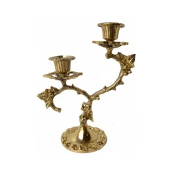 Fashion Articles Religieux JP Le chandelier 2 flammes -