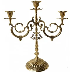 Shop Articles Religieux JP Le chandelier 3 flammes - Baroque -