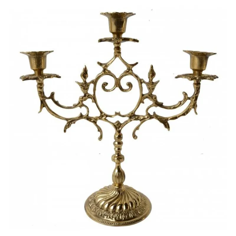 Sale Articles Religieux JP Le chandelier 3 flammes - cœur -
