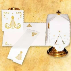 Shop Articles Religieux JP ligne d'autel brodée crèche