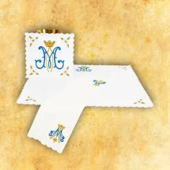 Best Articles Religieux JP linge d'autel brodée mariale
