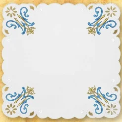 Sale Articles Religieux JP nappe brodée autel marie