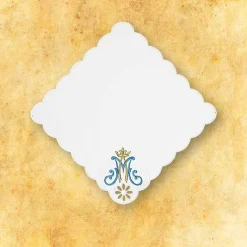 Sale Articles Religieux JP nappe brodée autel marie