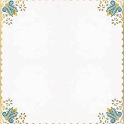 Hot Articles Religieux JP nappe carre brodée mariale