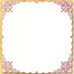 Shop Articles Religieux JP Nappe Carre brodée motif Carême