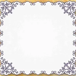 Best Articles Religieux JP nappe carre brodée violet pour église