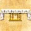 New Articles Religieux JP nappe d'autel avec motif mariale