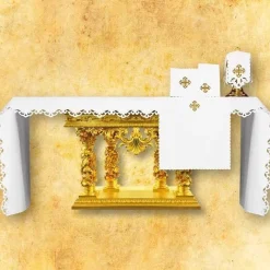 Outlet Articles Religieux JP Nappe d'autel brodée