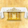 Hot Articles Religieux JP nappe d'autel brodée noël