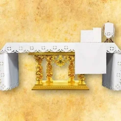 Store Articles Religieux JP nappe d'autel brodée pour messe