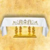 Flash Sale Articles Religieux JP nappe d'autel brodée richelieu