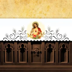 Flash Sale Articles Religieux JP Nappe d'autel- Cœur Jésus