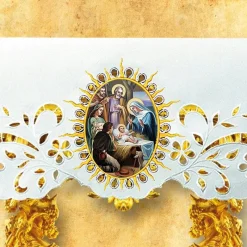 Store Articles Religieux JP Nappe d'autel - Noël 9 -