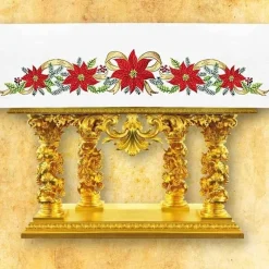 Flash Sale Articles Religieux JP nappe d'autel pour église avec motif Noël