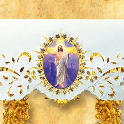 New Articles Religieux JP Nappe d'autel - Pâques 8 -