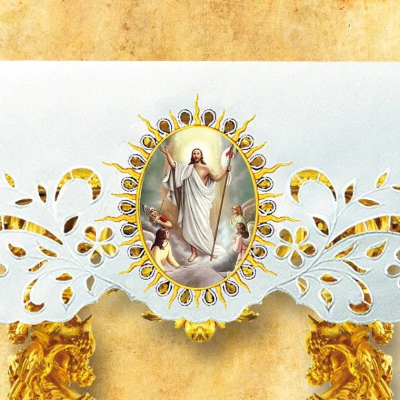 Best Sale Articles Religieux JP Nappe d'autel - Pâques 14 -