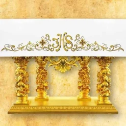 Shop Articles Religieux JP Nappe pour autel a église motif Noël