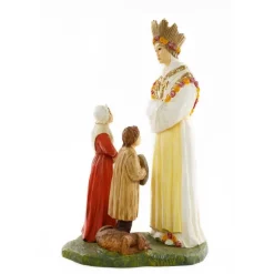 Best Sale Articles Religieux JP notre dame de la salette avec enfants statue