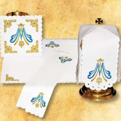 Sale Articles Religieux JP pavillon de ciboire brodée mariale