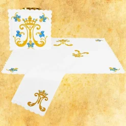 Sale Articles Religieux JP pavillon de ciboire brodée mariale